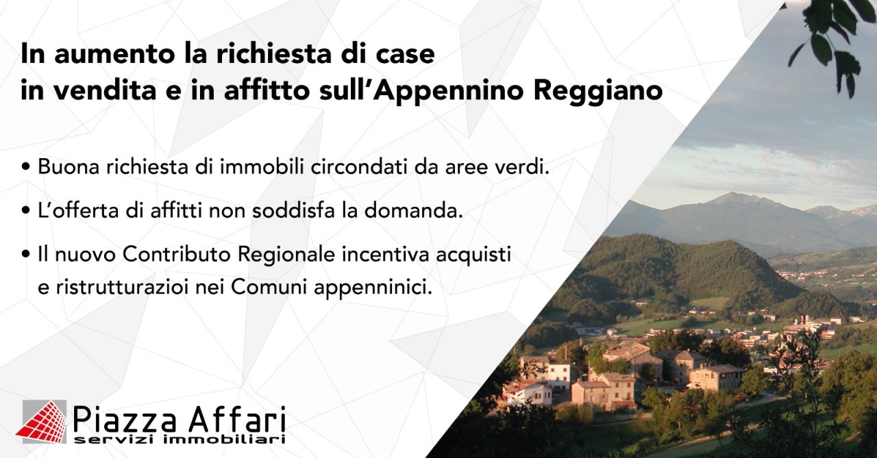 Immobili sull'Appennino Reggiano